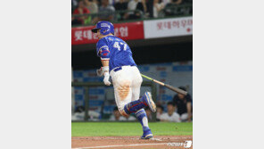 ‘잡담 주루사’ 다음날…강민호, 멀티히트+3타점 폭발