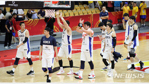 한국 남자 농구 대표팀, B조 최하위…중국·코트디부아르와 순위 결정전