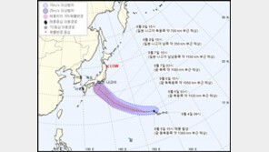 제15호 태풍 ‘파사이’ 발생, 日 방향 북상중…한반도 영향은?