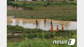 폭우로 불어난 청주 가경천서 휩쓸린 고교생 숨진 채 발견