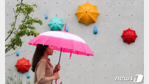 [날씨]11일 중부 시간당 최대 50㎜ 폭우…경북 30도 늦더위 지속
