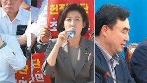 한국당, 연휴 마지막날도 ‘조국 사퇴’ 장외투쟁