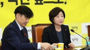 정의당 “수사 상황따라 조국 찬성 철회할수도”