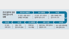 영장 추가발부 받느라 시간 길어져… 부인-딸 수색 내내 머물러