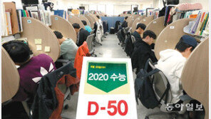 “수능 준비 쉴틈 없어요”