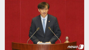 조국, “檢개혁 도움 부탁” 국회 데뷔…등돌린 한국당