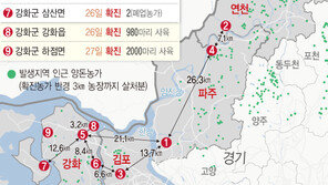 강화 하점면 돼지열병 확진 판정…강화에서만 5번째