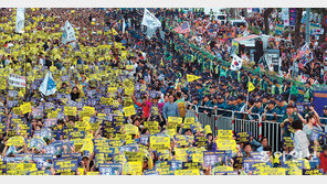 “최소 200만” vs “최대 5만” 참가자수 논란