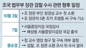 檢, 조국장관 대면조사 방침… 부인 조사 마치는대로 부를 듯