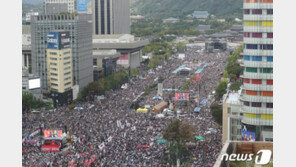 광화문 집회 흥행 한국당, 이번주도 ‘조국 국감’ 공세 고삐
