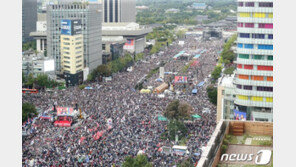 한국당, 광화문 일대에서 시민과 함께 장외 집회