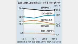 “LCD 패널 값, 현금원가보다 낮아져 만들수록 손해… 한국업체 대폭 감산”