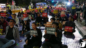 ‘조국 사퇴 촛불’ 대학생들 내분 속에서도 “국민이 이뤄낸 결과”