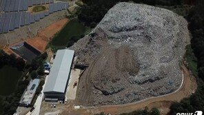 농촌 땅 빌려 쓰레기 2300톤 불법투기 조직 총책 구속