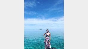 강남 “와이프 예쁘네요”…이상화 몰디브 신혼여행 모습 공개