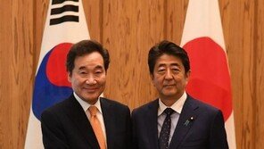 “韓,국가간 약속 지켜야”…이총리·아베 회담 ‘평행선’