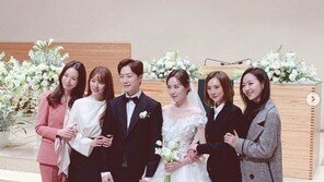 ‘심은진→윤은혜’ 베이비복스, 간미연 결혼식에 총출동 “잘 살아”