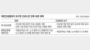 건설협회 “탄력근로 1년으로 확대… 해외공사 주52시간 제외를”