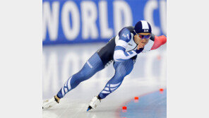 김준호 깜짝 질주… 월드컵 500m 우승