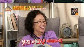 ‘옥탑방의 문제아들’ 나문희, 본명은 ‘나경자’…“고등학교때 지은 예명”