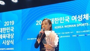 ‘인어공주’ 김서영, 2019 대한민국 여성체육대상 수상