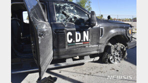 멕시코 경찰, 美접경도시서 마약 카르텔과 총격전…경관 등 21명 사망