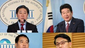 한국당 원내대표 선거 4파전…유기준·강석호·윤상현 심재철 출사표
