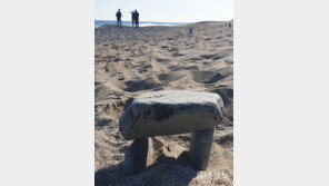 모래사장의 고인돌[고양이 눈]