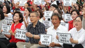 한국당, 14일 다시 장외집회…黃 “투쟁할 수 밖에 없어 참담”