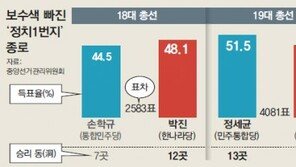 “떠오르는 진보 표밭” vs “뿌리깊은 보수 텃밭”…‘종로 표심’ 분석해보니