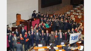 [속보]文국회의장, 한국당 반발 속 본회의 개의…곧 공수처법 표결할 듯
