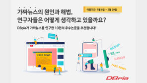 “고학력자, 가짜뉴스 노출 취약”…디비피아, 가짜뉴스 분석 논문 공개