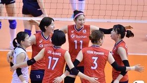 ‘이재영·강소휘 펄펄’ 여자배구, 카자흐스탄 3-0 완파…조 1위로 준결승 진출