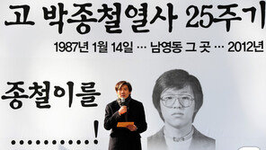 조국, 박종철 열사 33주기 묘소 참배…노회찬 산소도 방문