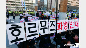 “내정간섭 규탄” vs “파이팅!”…해리스 두고 둘로 갈라진 광화문