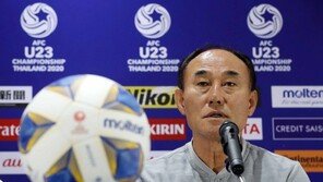 김학범 U-23 감독 “22일 경기가 결승전…선수들 믿는다”