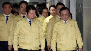 ‘코로나 잡아야 선거 잡는다’…민방위복 갈아입은 與, 총력 대응