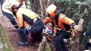 제주 트레킹 중 바위서 추락한 60대男…생명지장 없어