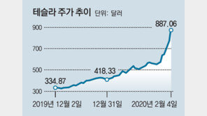 올들어 주가 112% 뛴 테슬라