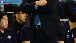 [포토] 박기원 감독 ‘마음에 안 드네’