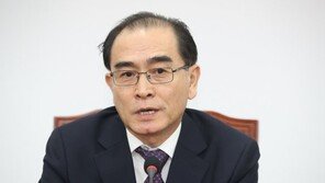 태영호 “현 대북 정책 엉뚱해 큰 좌절…한국당 후보로 출마”