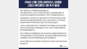 28번째 환자, 자가격리 중 확진…고양시 “아직 접촉자 없는 듯”