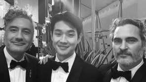 ‘조커’ 만난 최우식…호아킨 피닉스와 아카데미 인증샷