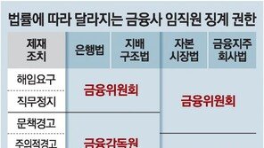 法따라 달라지는 징계권 “권한 통일-재정립” 지적