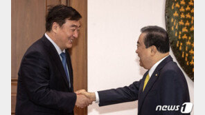 문희상, 中대사 만나 시진핑에 위로 편지, “방한 성사되면 좋겠다”