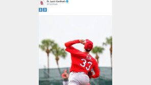 김광현, ML 첫 라이브 피칭…골드슈미트에게 홈런 허용