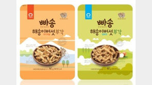 [Food&Dining]월드팜, 해송이버섯 부각 ‘빠송’ 출시