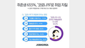 코로나19 상반기 신입채용 ‘불똥’…취준생 63.5% “취업준비 차질”