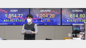아시아 증시 ‘블랙 먼데이’… 금융시장 혼돈