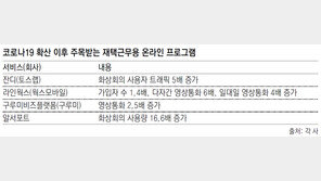 재택근무 확산에… 화상회의 등 업무 툴 이용 급증